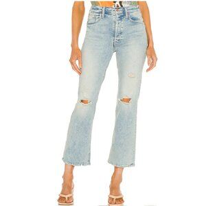 Mother The Tripper Cut Flowers Distressed Jeans